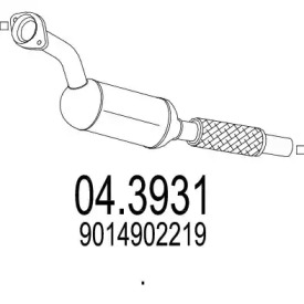 Катализатор MTS 04.3931