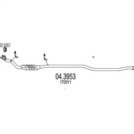 Катализатор MTS 04.3953
