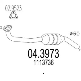 Катализатор MTS 04.3973