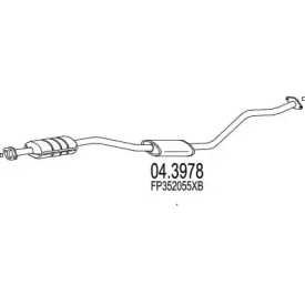 Катализатор MTS 04.3978