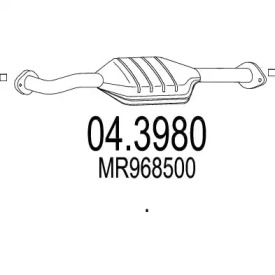 Катализатор MTS 04.3980