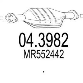 Катализатор MTS 04.3982