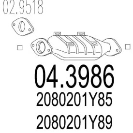 Катализатор MTS 04.3986