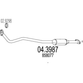 Катализатор MTS 04.3987