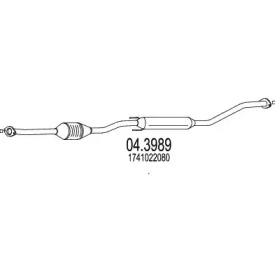 Катализатор MTS 04.3989