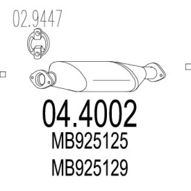 Катализатор MTS 04.4002