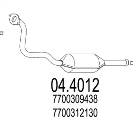 Катализатор MTS 04.4012