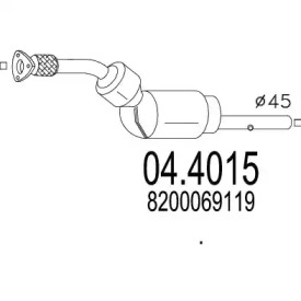 Катализатор MTS 04.4015