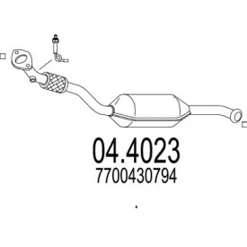 Катализатор MTS 04.4023