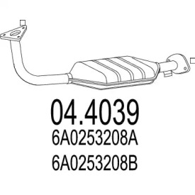 Катализатор MTS 04.4039