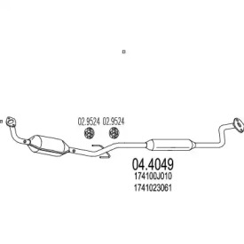 Катализатор MTS 04.4049