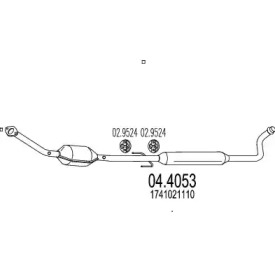 Катализатор MTS 04.4053