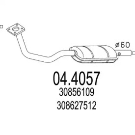 Катализатор MTS 04.4057