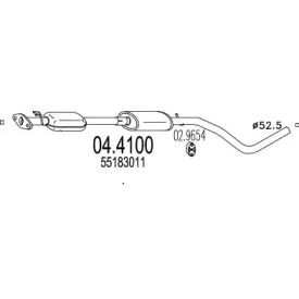 Катализатор MTS 04.4100
