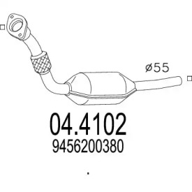 Катализатор MTS 04.4102