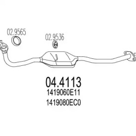 Катализатор MTS 04.4113