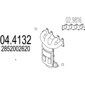 Катализатор MTS 04.4132