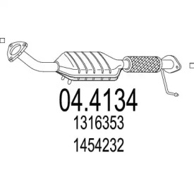 Катализатор MTS 04.4134