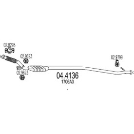 Катализатор MTS 04.4136