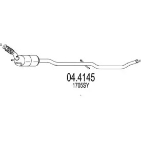 Катализатор MTS 04.4145
