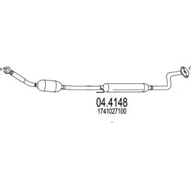 Катализатор MTS 04.4148