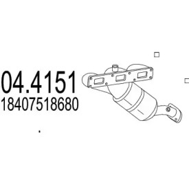 Катализатор MTS 04.4151