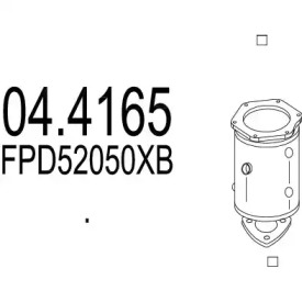 Катализатор MTS 04.4165