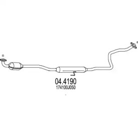 Катализатор MTS 04.4190