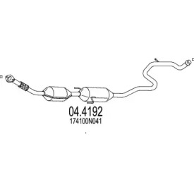 Катализатор MTS 04.4192