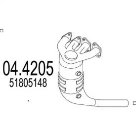 Катализатор MTS 04.4205