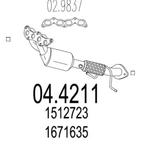 Катализатор MTS 04.4211