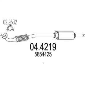 Катализатор MTS 04.4219