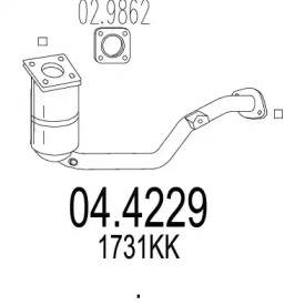 Катализатор MTS 04.4229