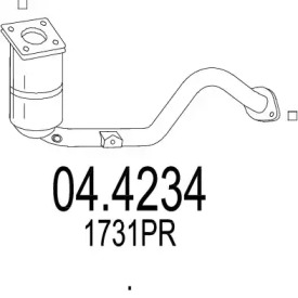 Катализатор MTS 04.4234