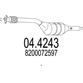 Катализатор MTS 04.4243