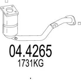 Катализатор MTS 04.4265