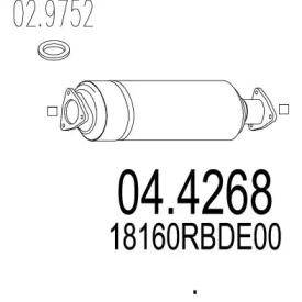 Катализатор MTS 04.4268