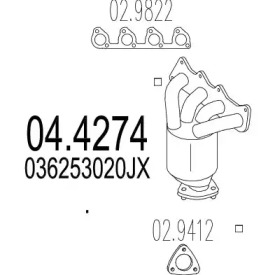 Катализатор MTS 04.4274