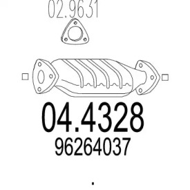 Катализатор MTS 04.4328
