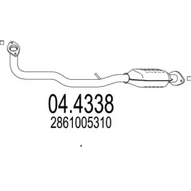 Катализатор MTS 04.4338