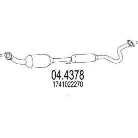 Катализатор MTS 04.4378