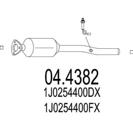 Катализатор MTS 04.4382
