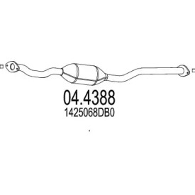 Катализатор MTS 04.4388