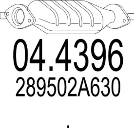 Катализатор MTS 04.4396