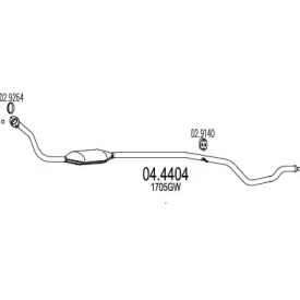 Катализатор MTS 04.4404