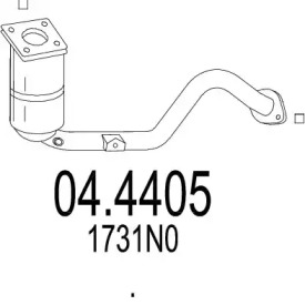 Катализатор MTS 04.4405