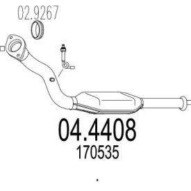 Катализатор MTS 04.4408