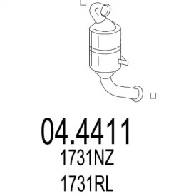 Катализатор MTS 04.4411