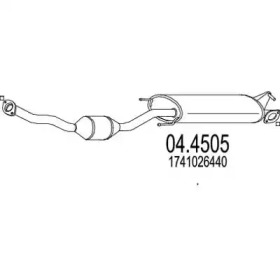 Катализатор MTS 04.4505