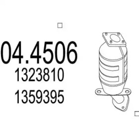 Катализатор MTS 04.4506